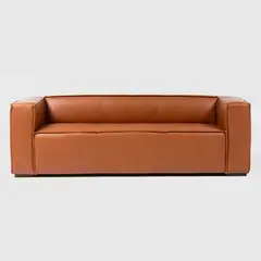 DECOCASA - Sofá 2039 Camel 100% Cuero