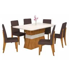 EXIT - Juego de Comedor Milan 6 Sillas
