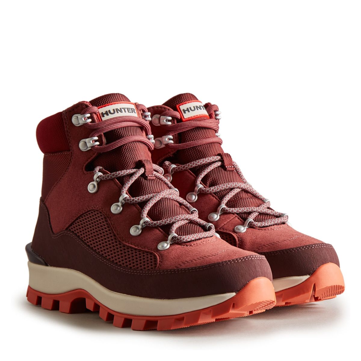 HUNTER - Botín Outdoor Mujer Rojo Hunter