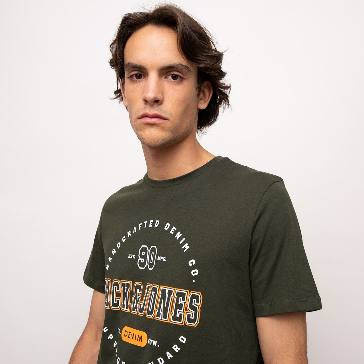 JACK&JONES - Polera Estampada Manga Corta Hombre Jack&Jones