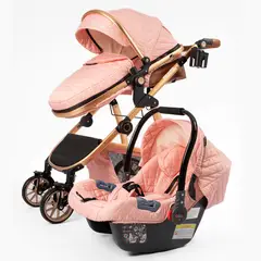 KIDSCOOL - Coche Travel Elegance 3 En 1 Rosado