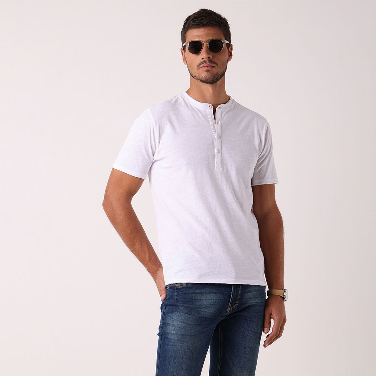 ARROW - Polera Manga Corta Regular Fit Hombre Arrow