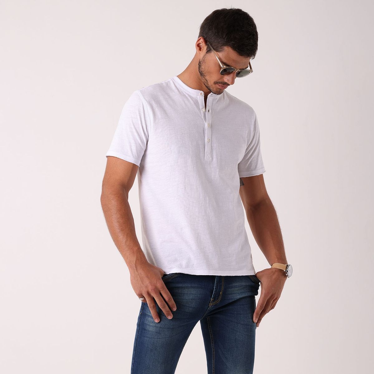 ARROW - Polera Manga Corta Regular Fit Hombre Arrow