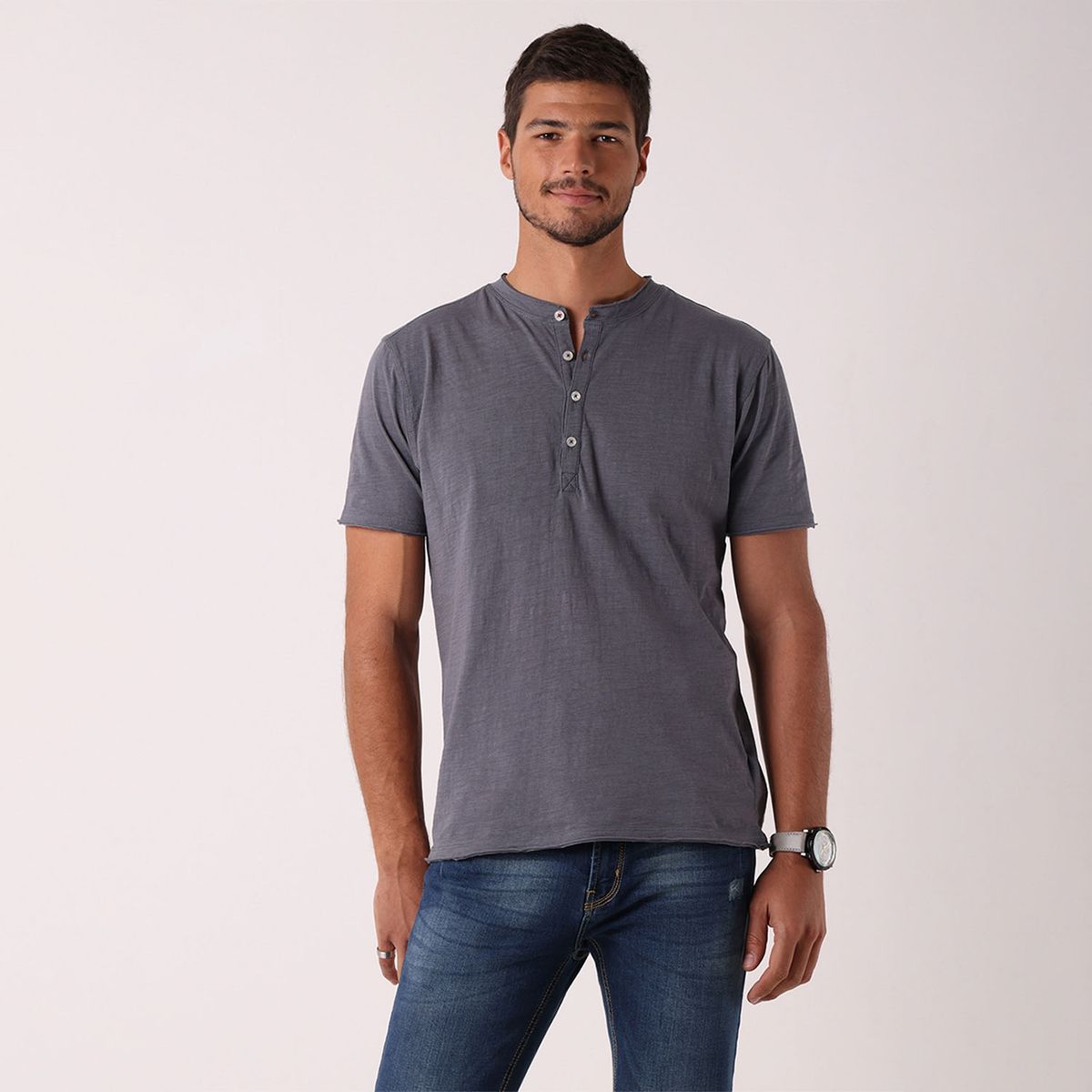 ARROW - Polera Manga Corta Regular Fit Hombre Arrow
