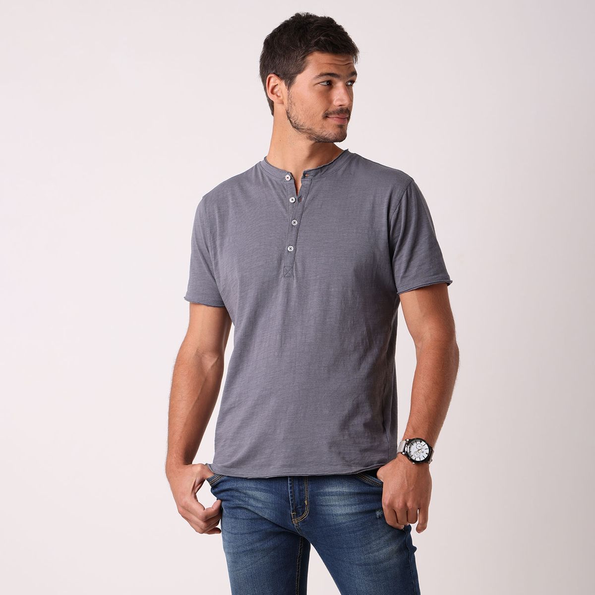 ARROW - Polera Manga Corta Regular Fit Hombre Arrow