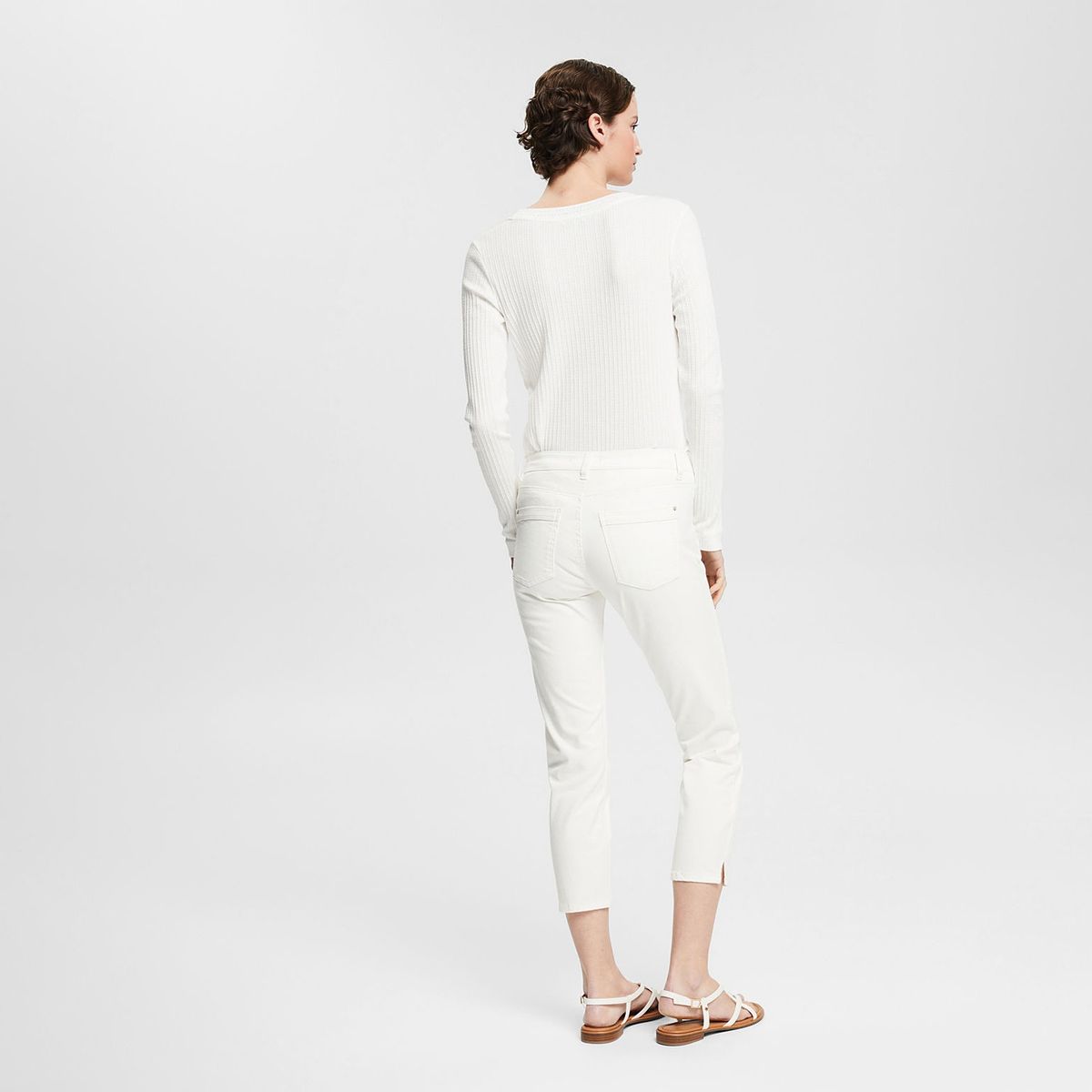 ESPRIT - Esprit Jeans Capri Tiro Medio Mujer