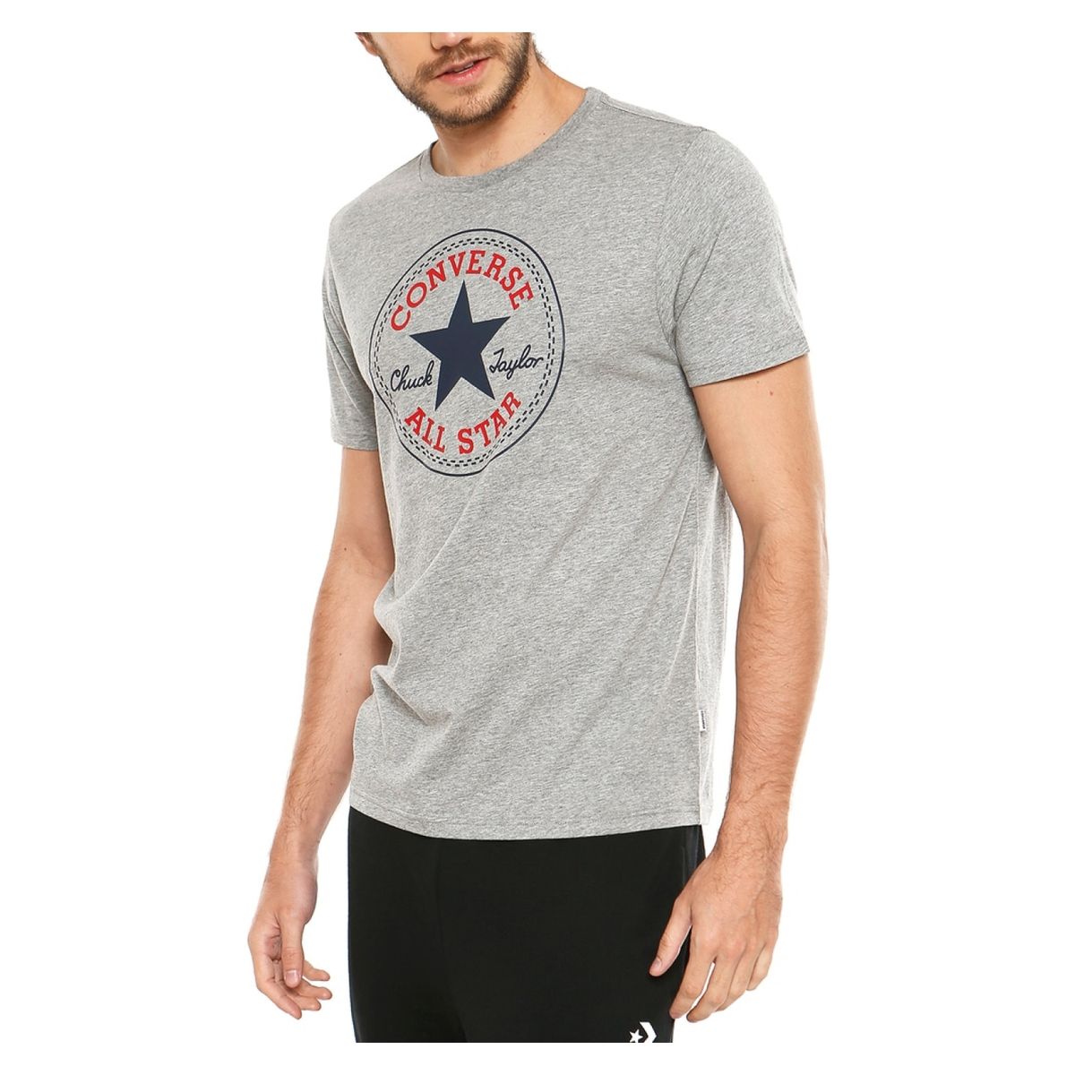 CONVERSE - Polera Manga Corta Algodón Hombre Converse