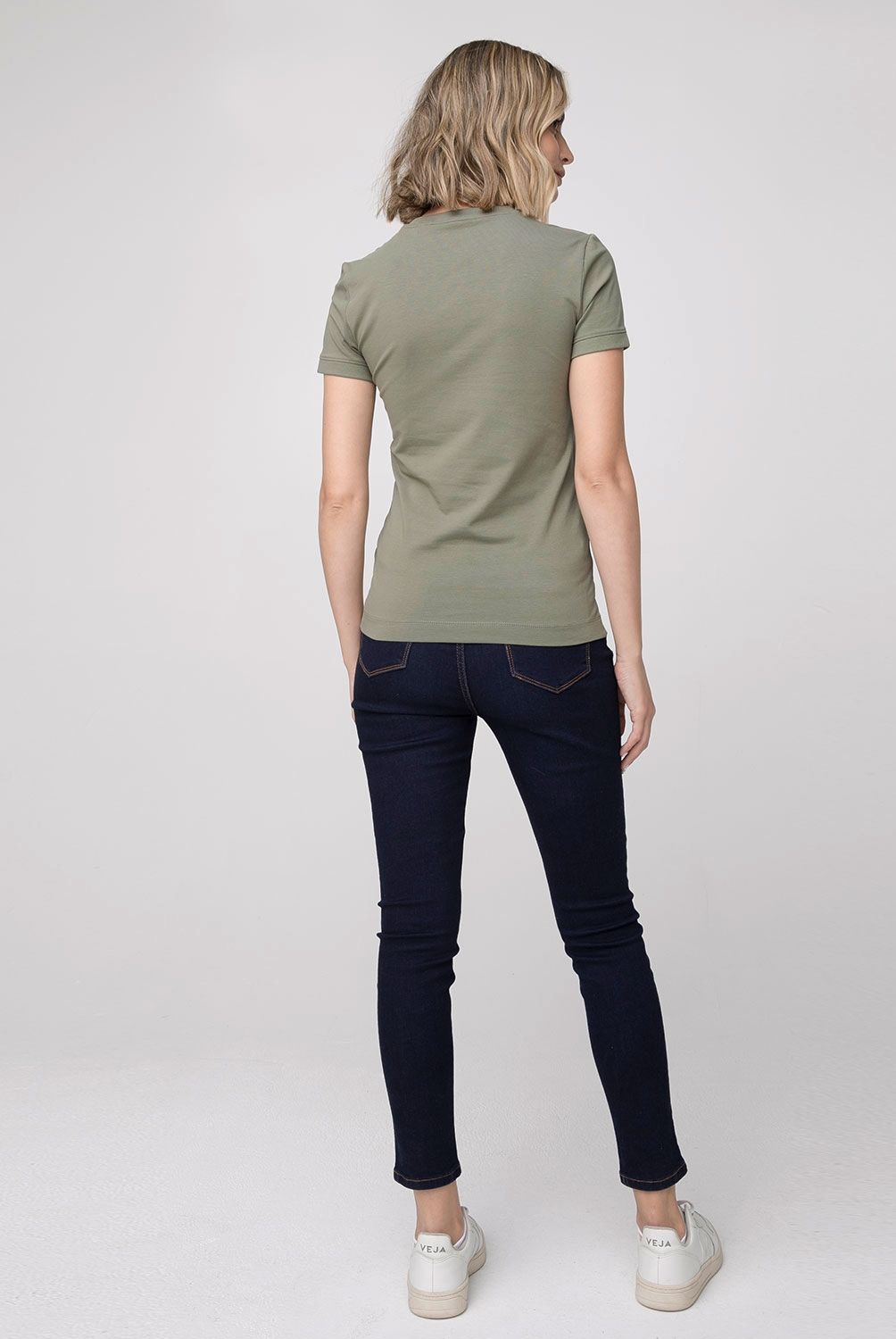 GUESS - Guess Polera Manga Corta Algodón Mujer