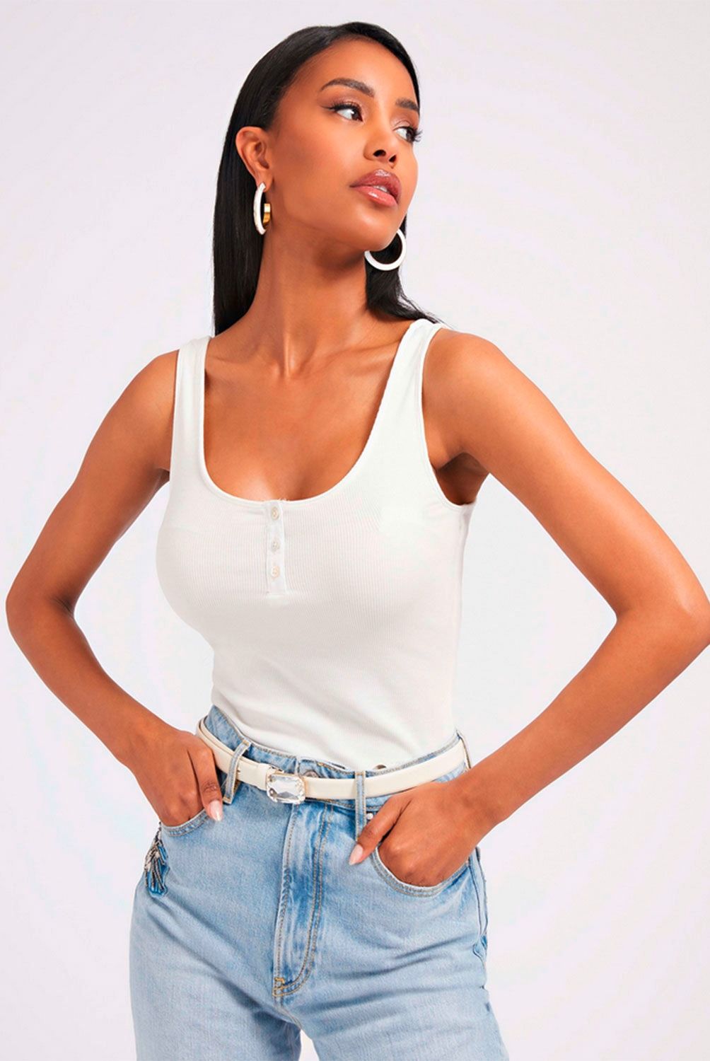 GUESS - Guess Polera Sin Mangas Mujer