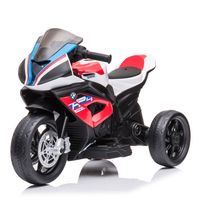 Moto A Bateria Con Licencia Bmw Roja 12V