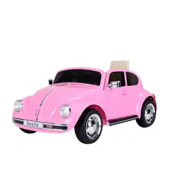 KIDSCOOL - Auto A Bateria Beetle Rosado 12V