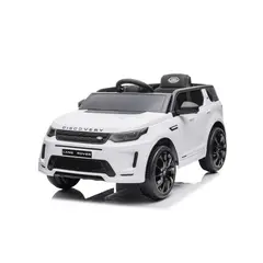 KIDSCOOL - Auto A Bateria Con Licencia Land Rover Discovery Blanco