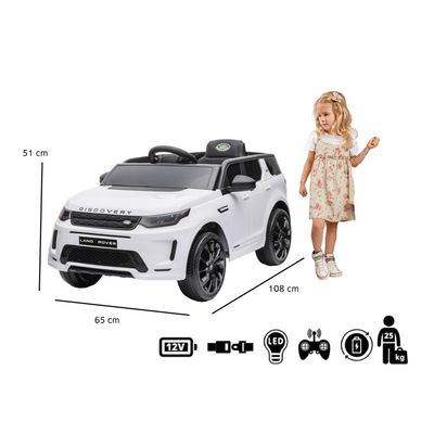 Imagen 2 del producto Auto A Bateria Con Licencia Land Rover Discovery Blanco