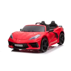 KIDSCOOL - Auto A Bateria Con Licencia Corvette Rojo 12V