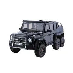 KIDSCOOL - Auto A Bateria Con Licencia Mercedes G63 6X6 6 Motores Negro 12V
