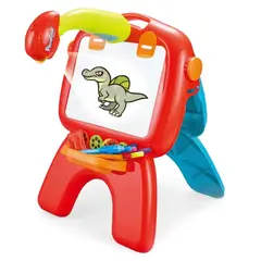 KIDSCOOL - Juego Educativo Pizarra Luminosa 4 En 1 Roja