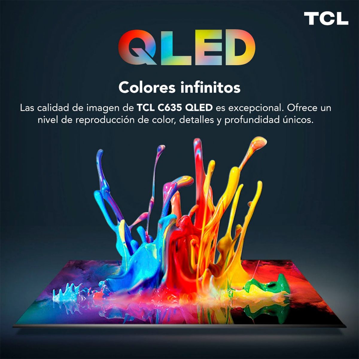 TCL - QLED" 50 50C635 4K HDr Smart TV TCL