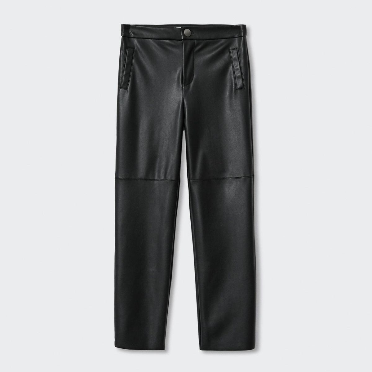 MANGO KIDS - Pantalón Efecto Piel Niña Mango Kids