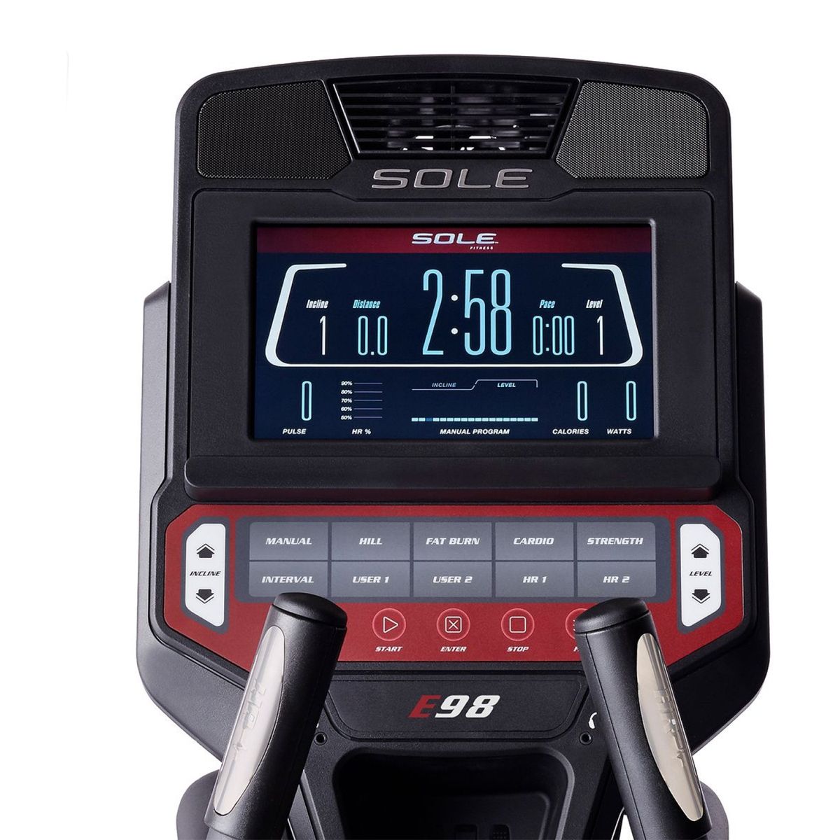 SOLE - Elíptica E98 G3 Negro Sole