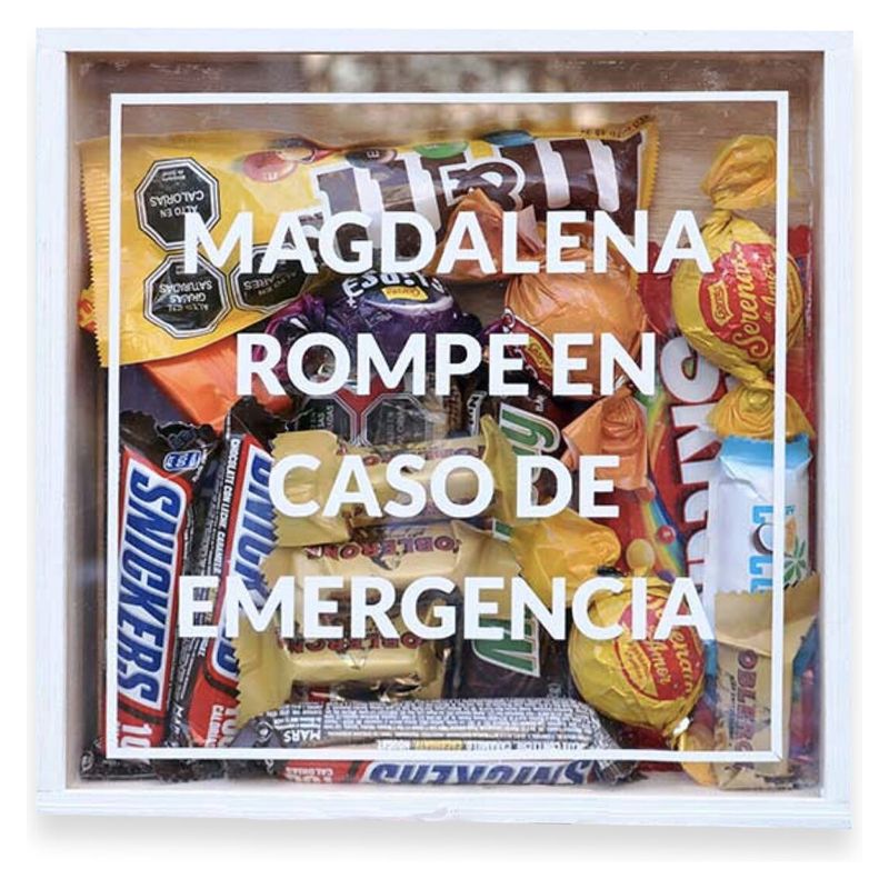 REGALOS CLICKER - Caja de Chocolates Rompe en Caso de Emergencia