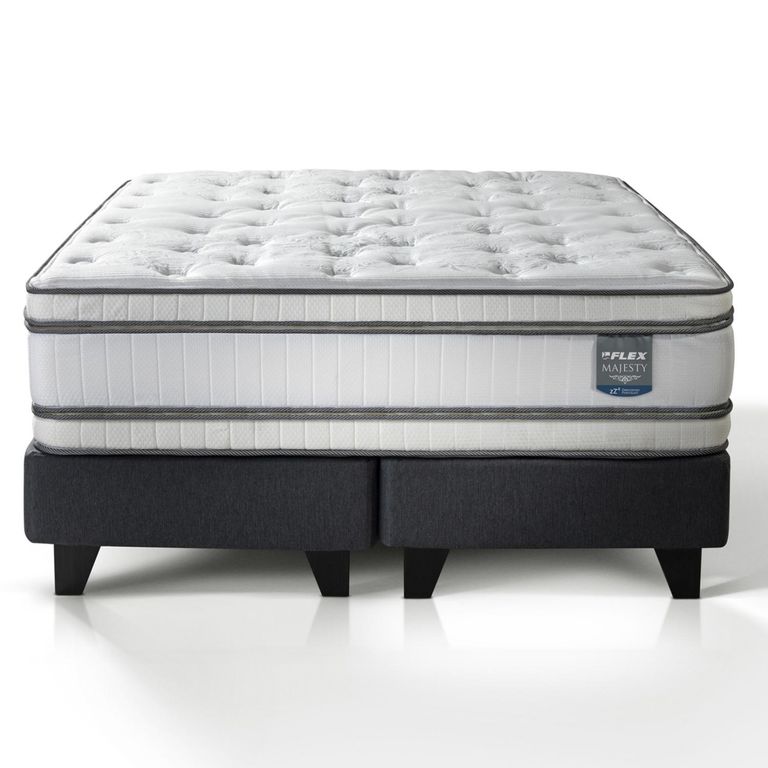 Cama Europea Majesty Grafito Super King X 2.00Mt Base Dividida