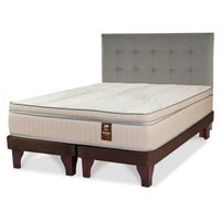 Cama Europea Máximo Cobre 2 Plazas 150X200 Cm + Respaldo Design