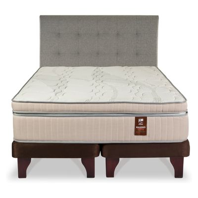 Imagen 2 del producto Cama Europea Máximo Cobre 2 Plazas 150X200 Cm + Respaldo Design