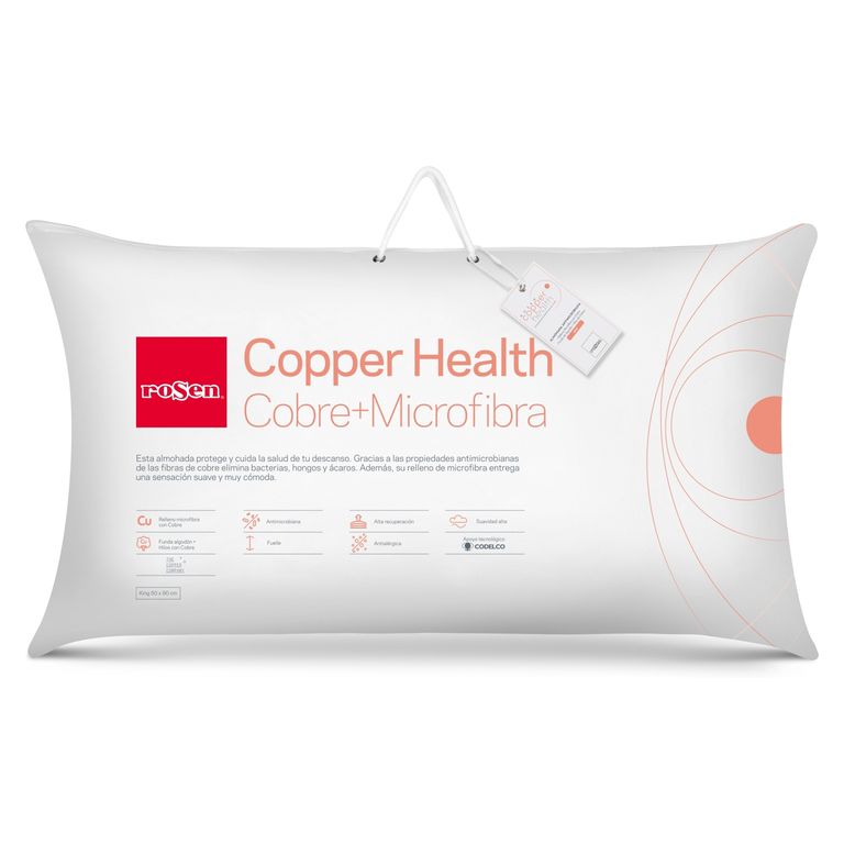 Almohada Copper Health Microfibra