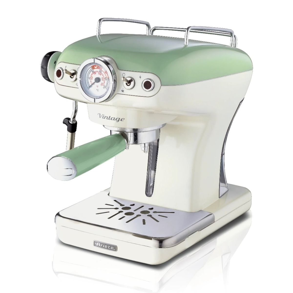 ARIETE - Cafetera Ariete Expresso Vintage Verde