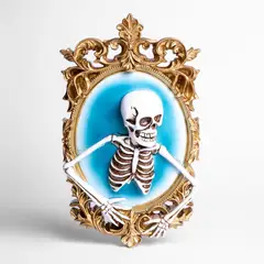 FRANK & MORTIS - Halloween Espejo Esqueleto 40 X 24