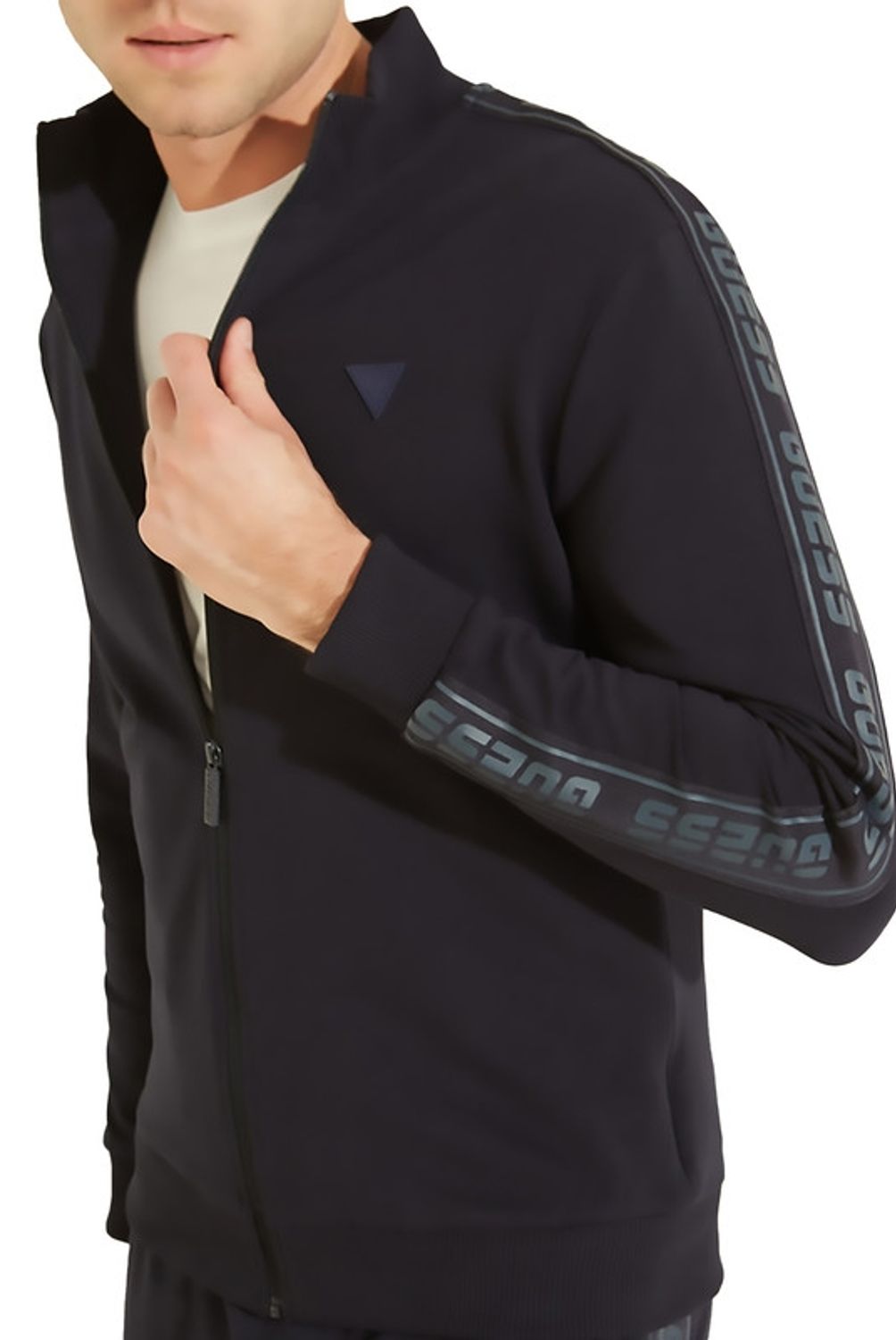 GUESS - Poleron Full Zip Arlo Sweatshirt G7V2 Azul Guess