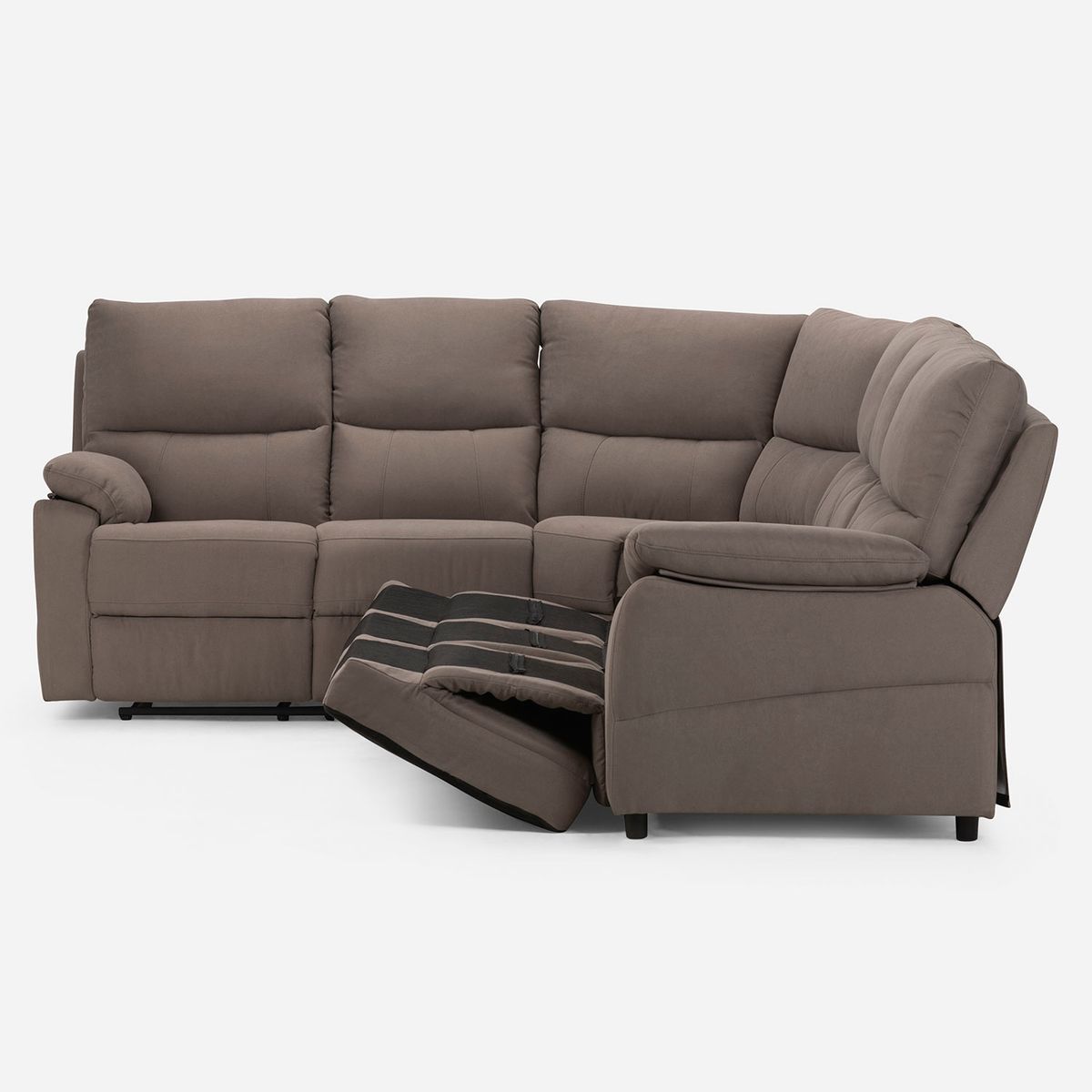 ROSEN - Sofá Seccional Reclinable Derecho Tela Huge Rosen