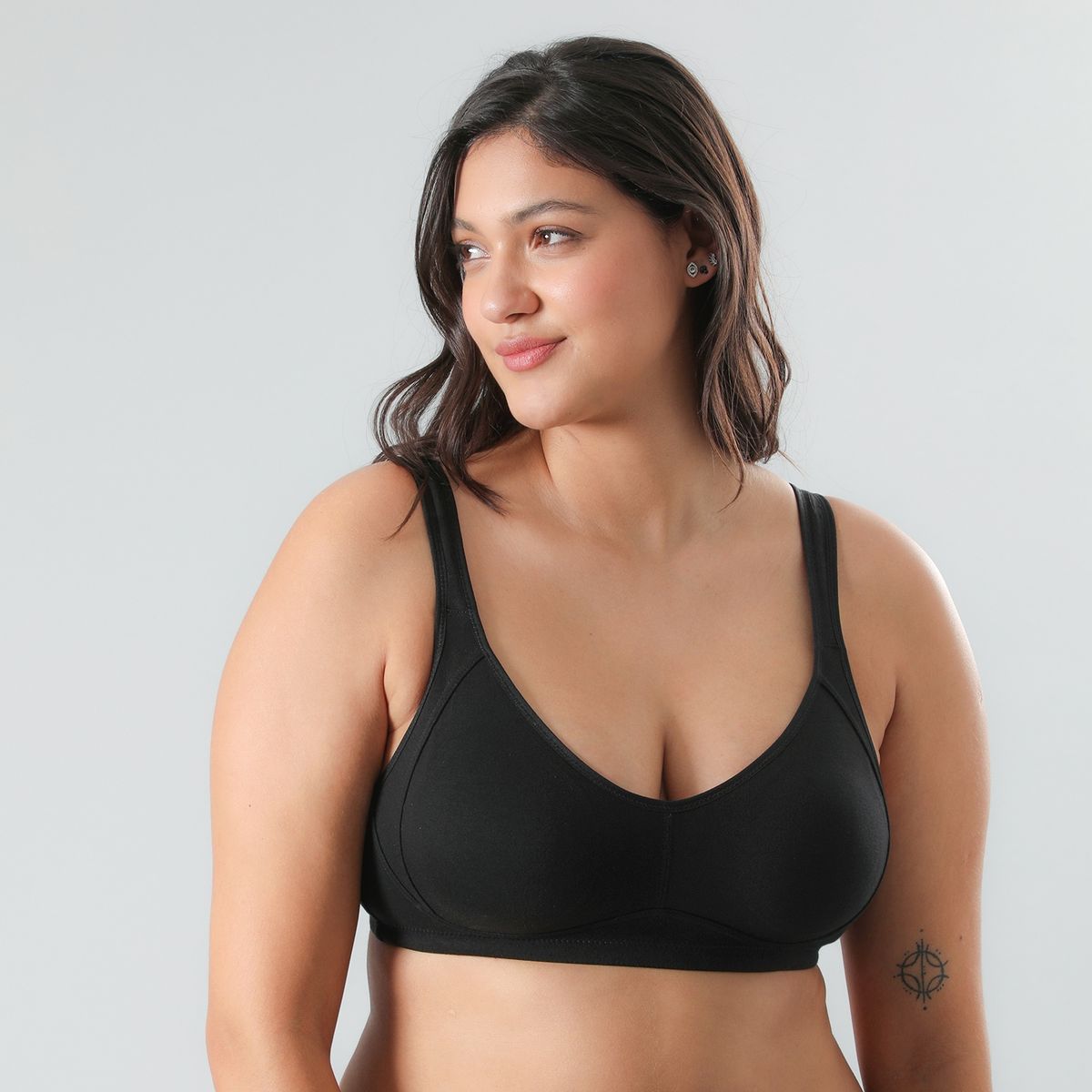 FLORES - Sostén Mastectomia Algodón Mujer Flores