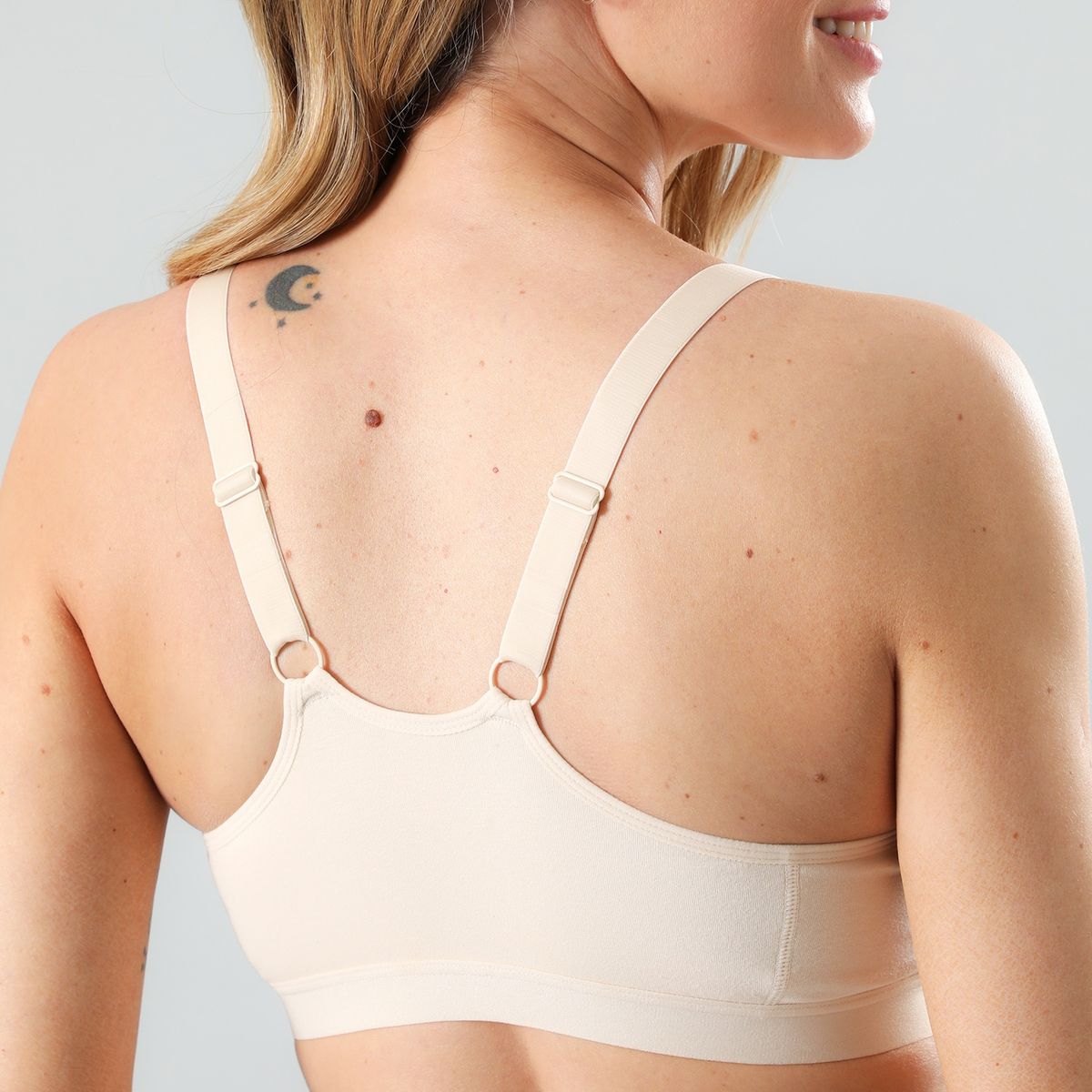 FLORES - Sostén Postoperatorio Algodón Mujer Flores