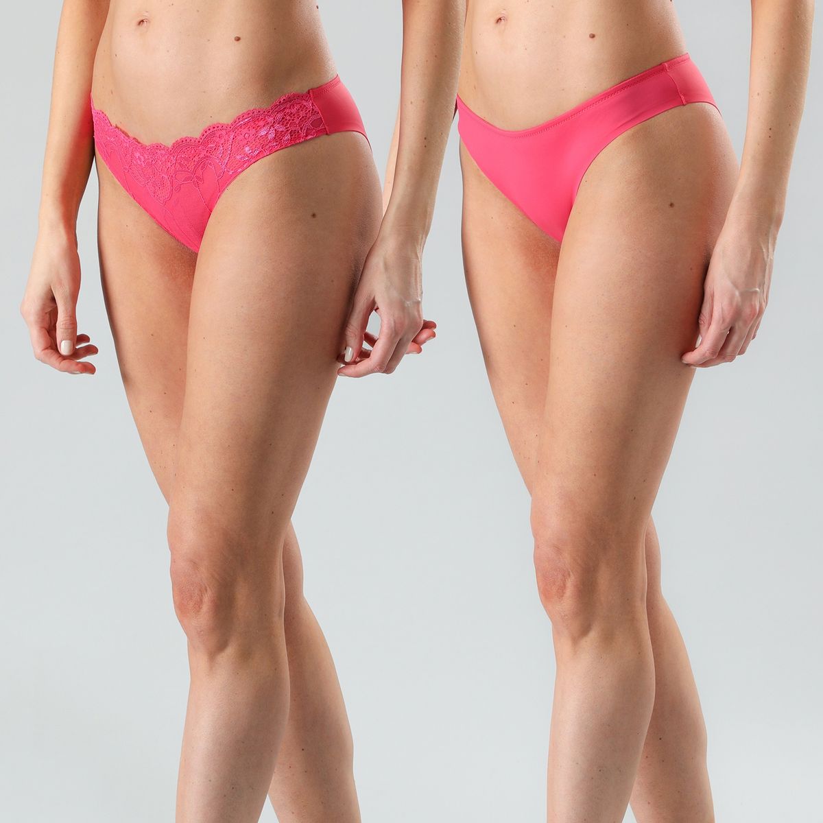 FLORES - Pack De 2 Calzón Bikini Mujer Flores