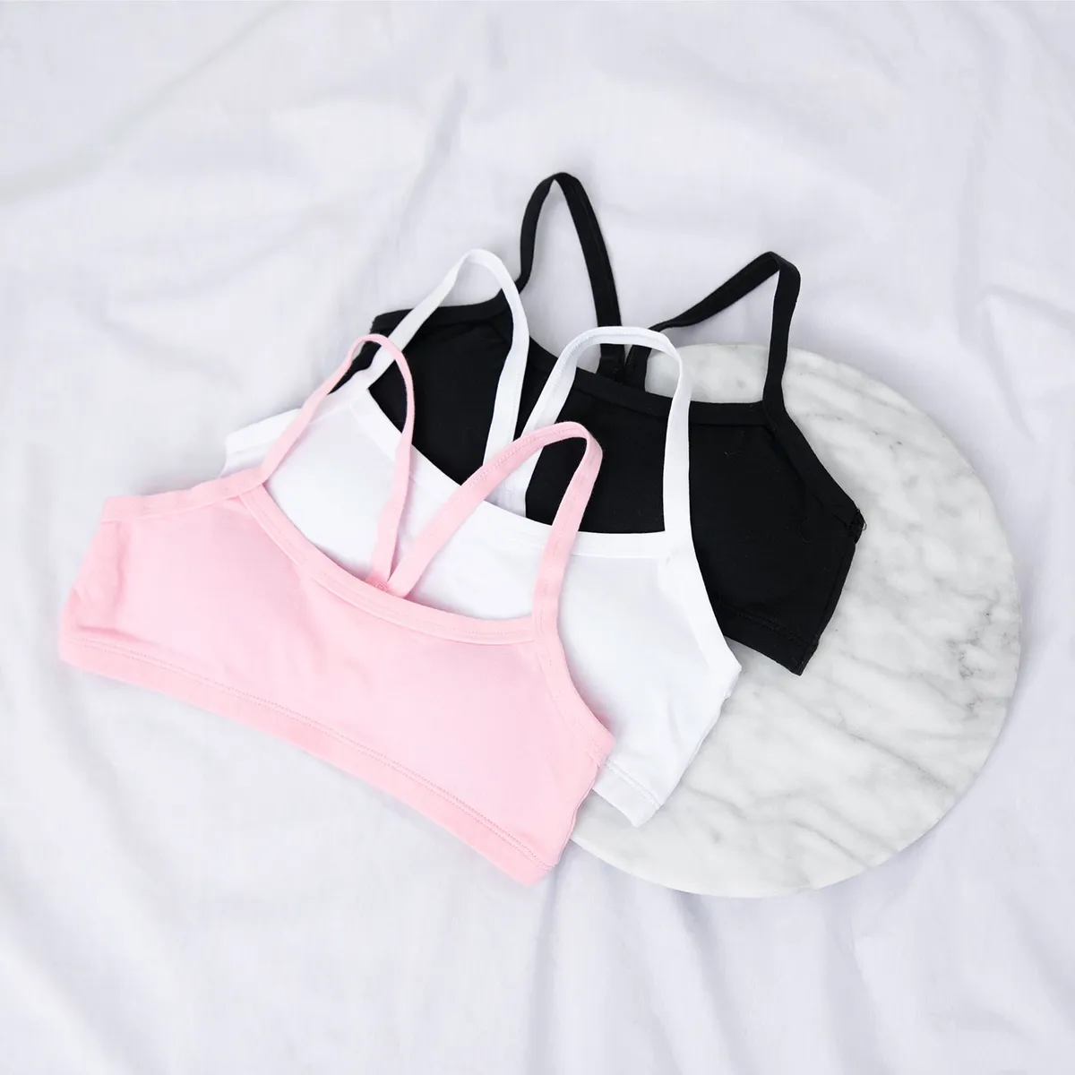 FLORES - Pack De 3 Sostenes Soft Mujer Flores