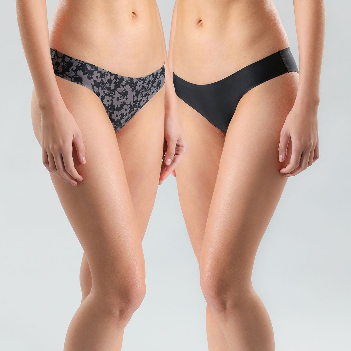 FLORES - Pack De 2 Calzón Bikini Mujer Flores