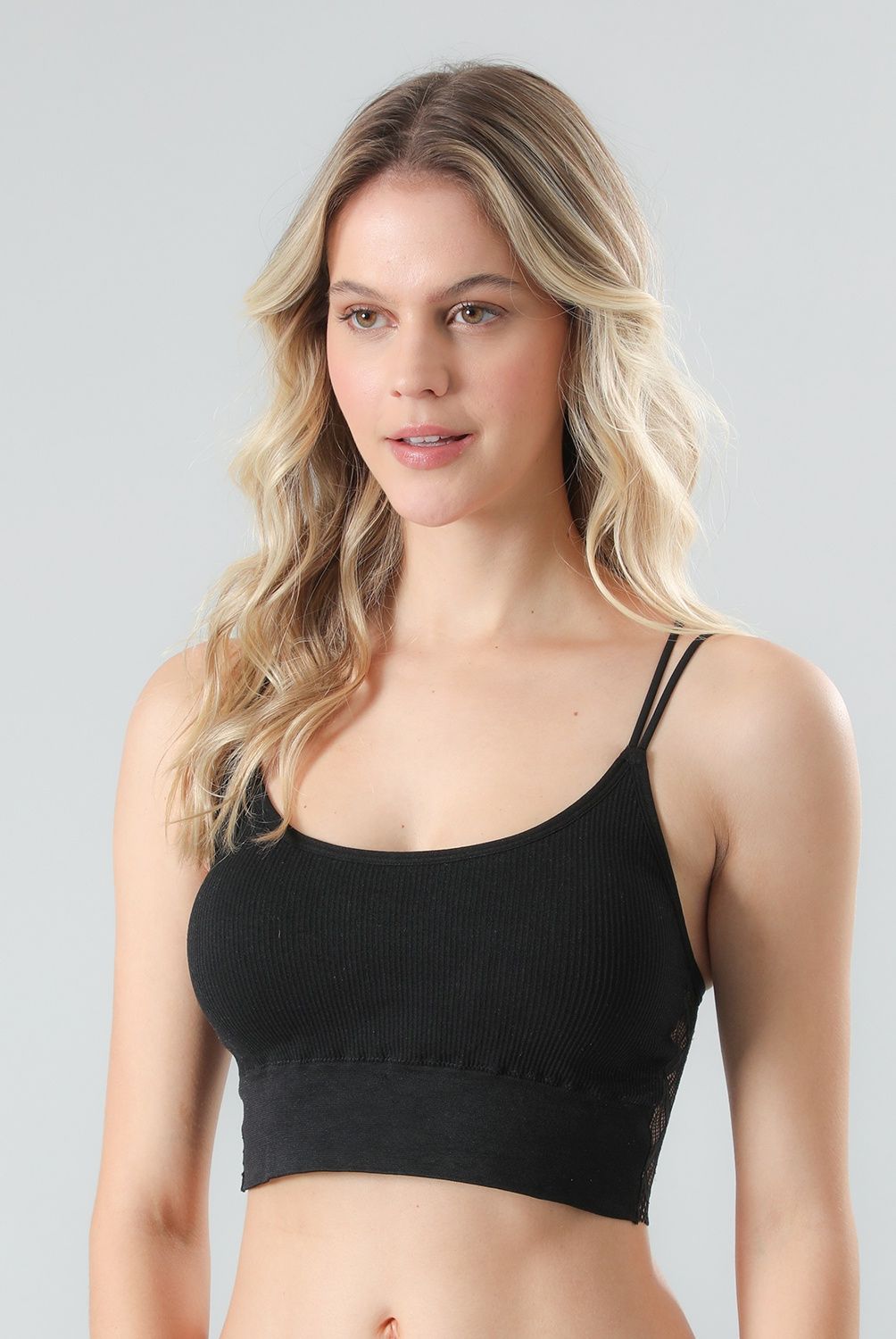 FLORES - Sosten Rib Espalda Encaje Mujer Flores
