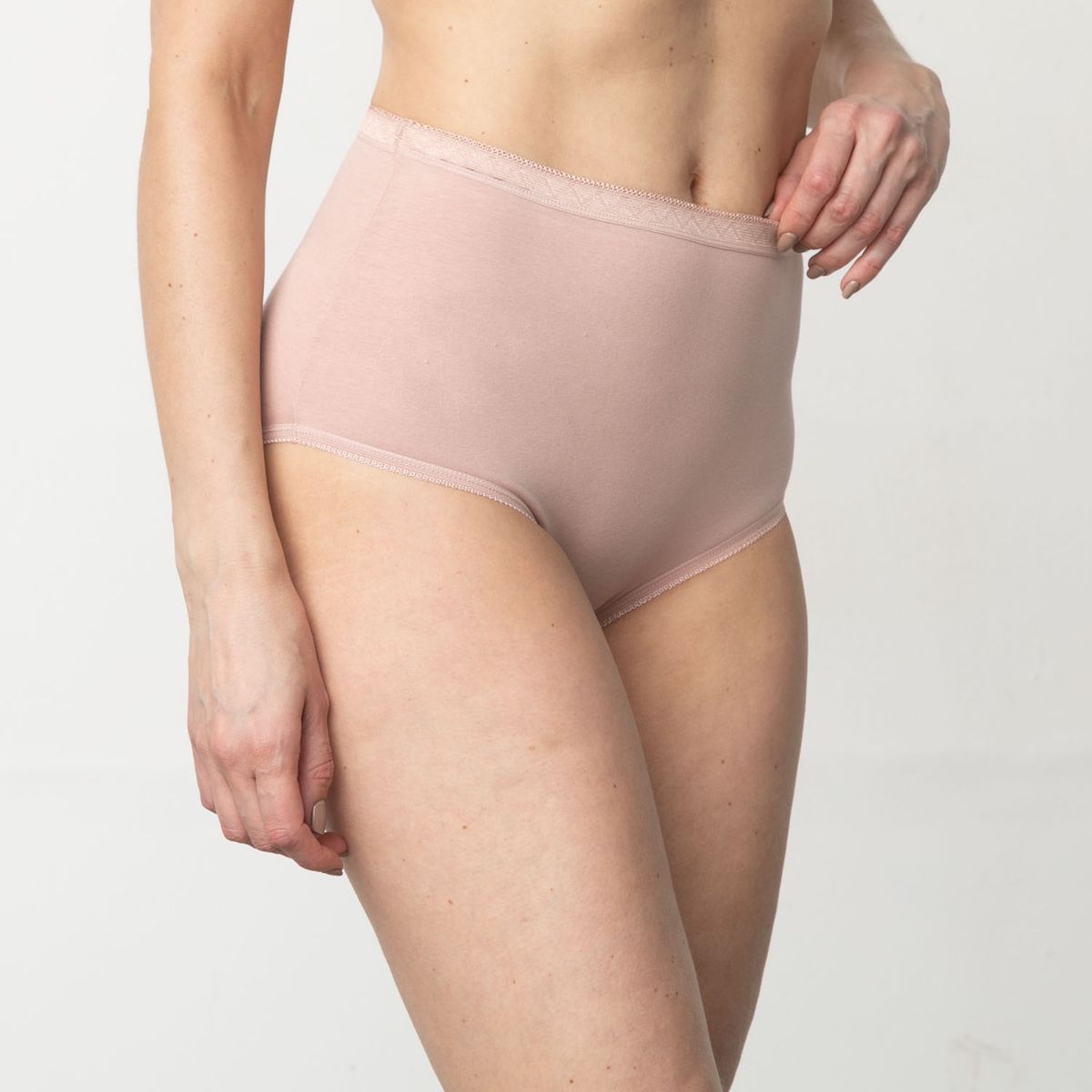 FLORES - Pack 6 Calzones Alto Algodón Gift Box Mujer Flores