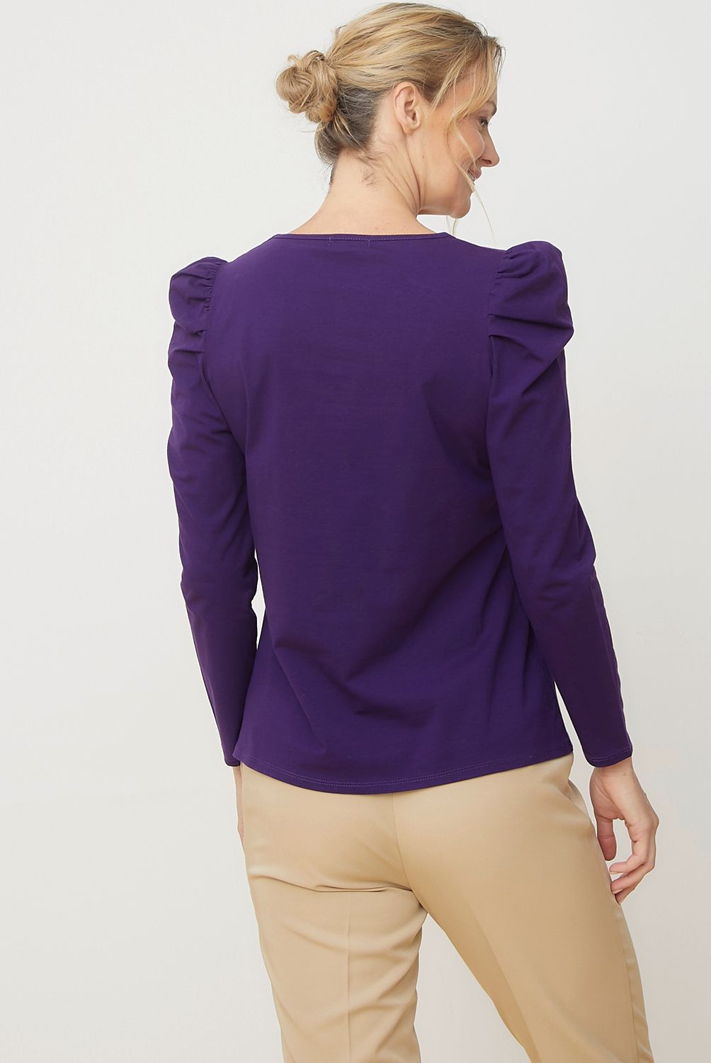 S COCCI - Polera Manga Larga Algodón Mujer Stefano Cocci