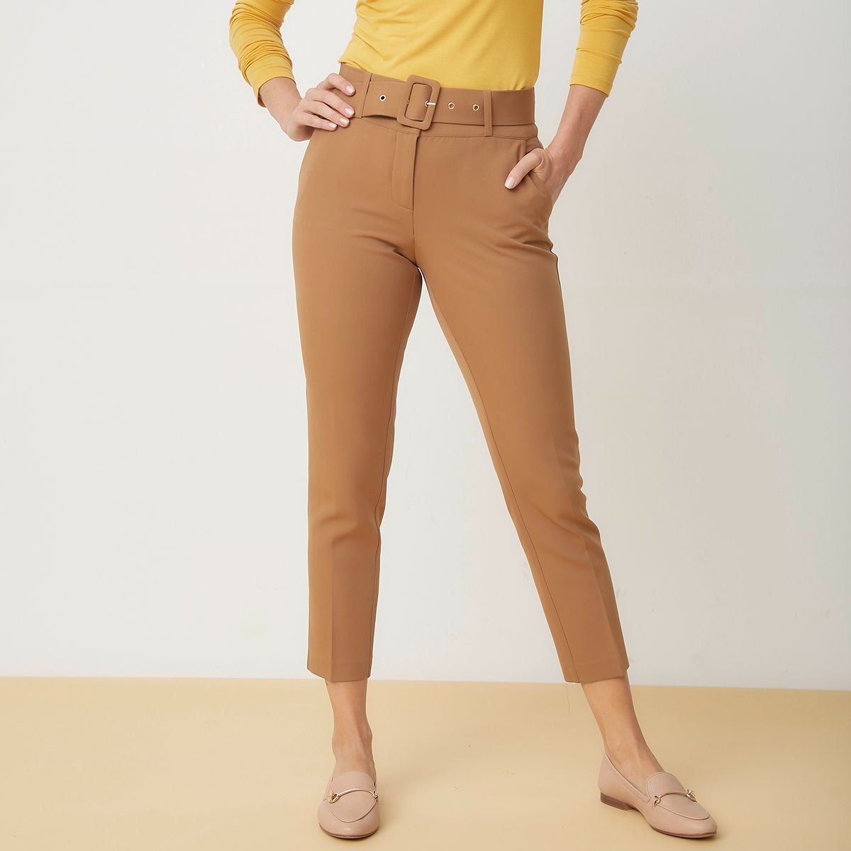 S COCCI - Pantalón Recto Mujer Stefano Cocci