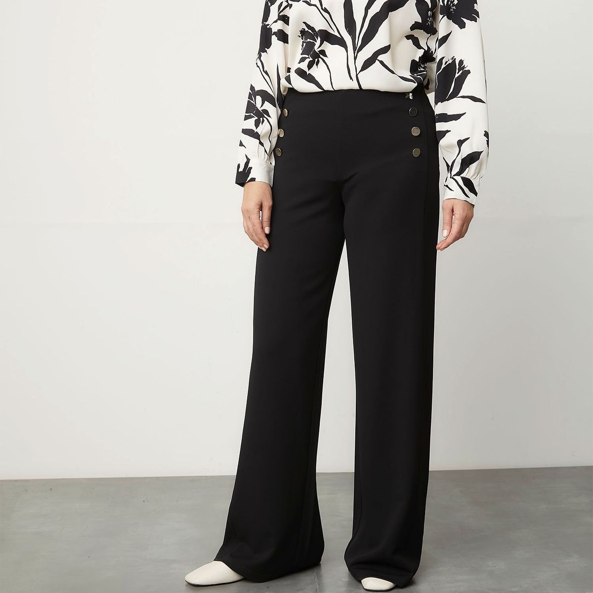 S COCCI - Stefano Cocci Pantalón Palazzo Mujer