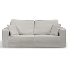 DI PORETTI - Sofá 3 Cuerpos Chaplin 220X97X95 cm Beige