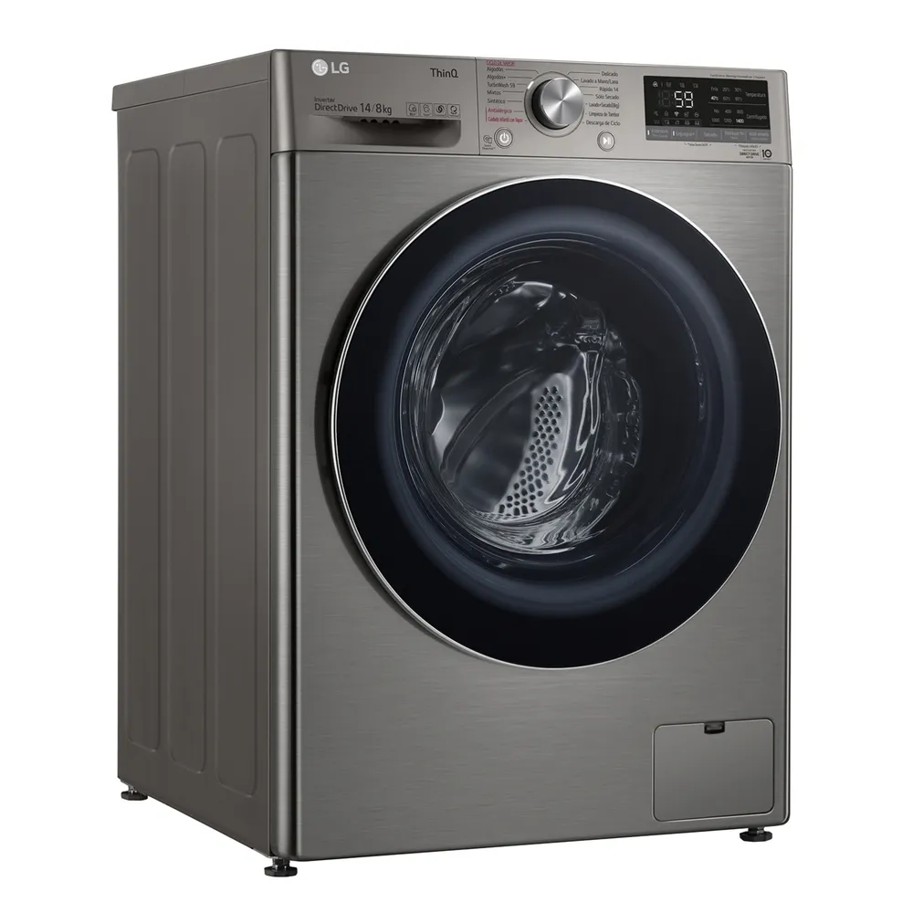 LG WD14VVC4S6C 14/8 kg Platinum Silver, foto 7
