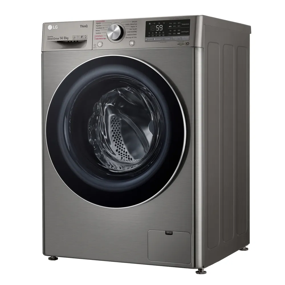 LG WD14VVC4S6C 14/8 kg Platinum Silver, foto 9