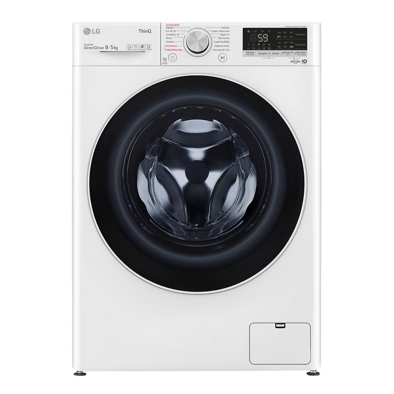 LG - Lavadora y Secadora 9/5 Kg LG WD9WVC4S6 AI DD