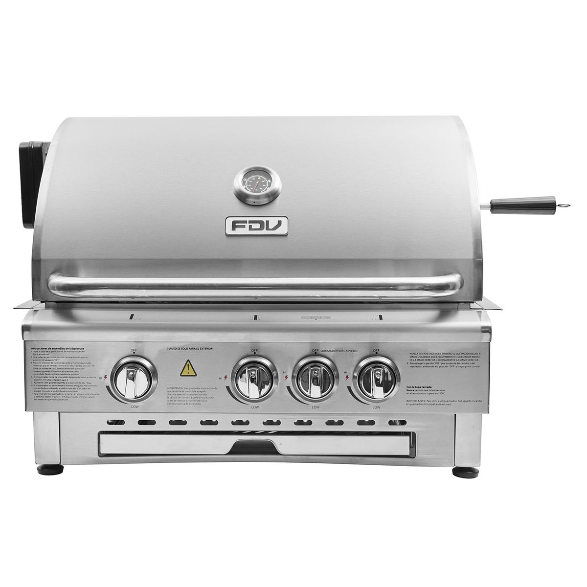 FDV - Parrilla Deluxe 3Q Gas Licuado 3.0
