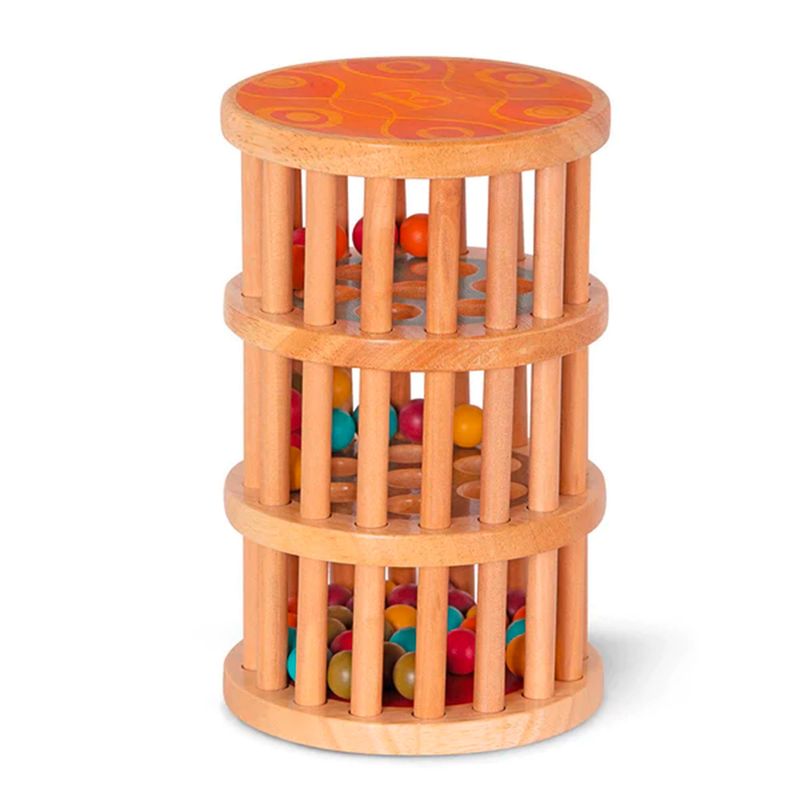 BTOYS - Caramba Cilindro Sonajero De Madera Btoys