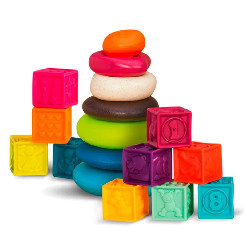 BTOYS - Caramba Set Anillos Apilables Y Bloques Apr Btoys