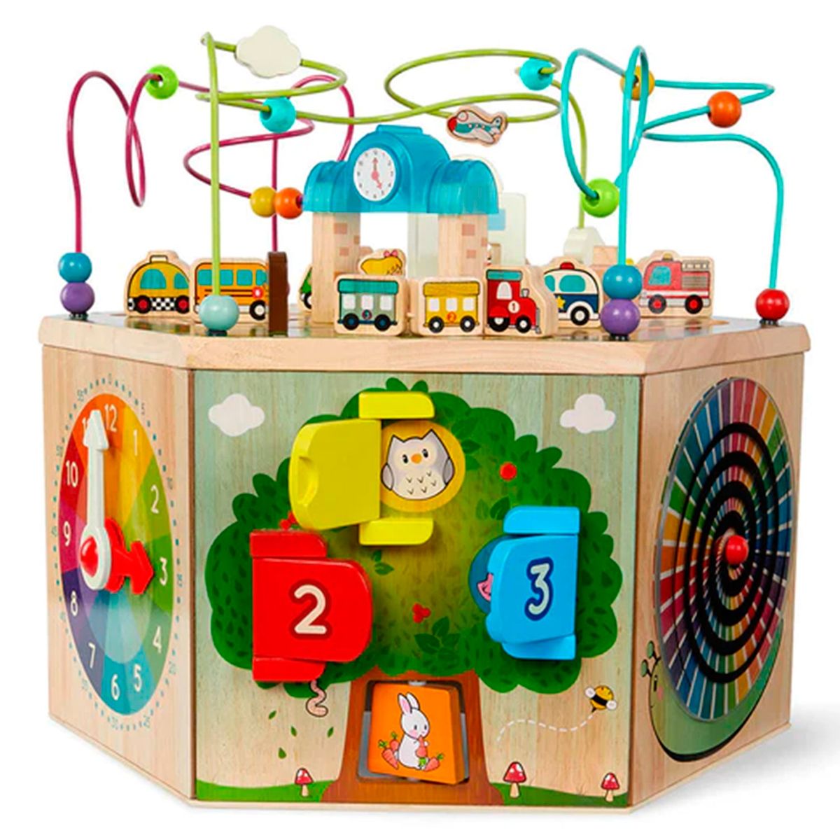 BATTAT TOY - Caramba Cubo Actividades Ciudad Battat Toy